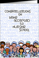 Congratulations - Acceptance to Nursing School card - Product #942633