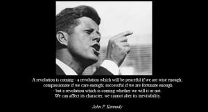 collection of a few of my favorite JFK quotes.