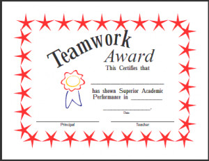 teamwork quotes pictures. Teamwork Award # 1