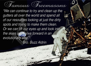 Famous Freemasons: Bro. Buzz Aldrin