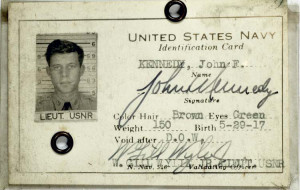 John F. Kennedy's Navy ID Card