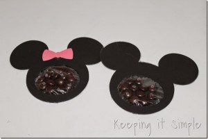 Mickey Mouse and Minnie Mouse Homemade Valentines with Free Printable