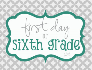 First Day of School Signs {free download} Preschool-College