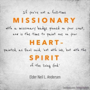 Missionary, heart, spirit