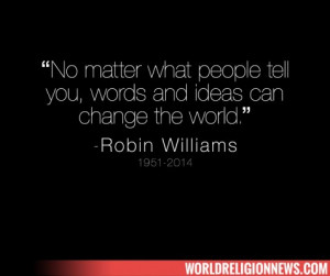 Reflecting on the Life, Religion, & Spirituality of Robin Williams