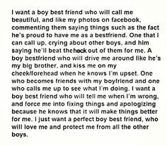 AWWW every girl wants a boy best friend! More