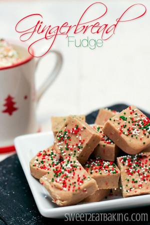 Gingerbread Fudge from sweet2eatbaking.com - super creamy and full of ...