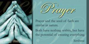 Prayer Quotes faith similar nature potential creating