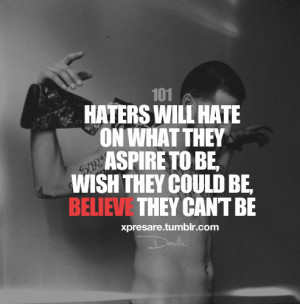 dear haters quotes tumblr