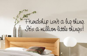 Friendship Quotes Wall...