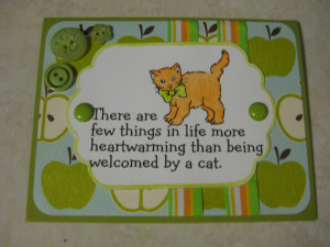 ... in Life More Heartwarming than Being Welcomed by a Cat - Animal Quote