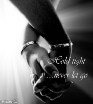 Our promise - I'll never let go of your hands ever again. (: