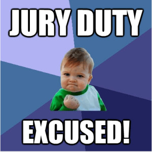 Jury Duty Update