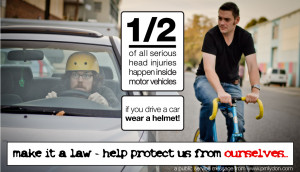 Help Protect us from Ourselves: Car Helmet Law (P.M. Lydon)