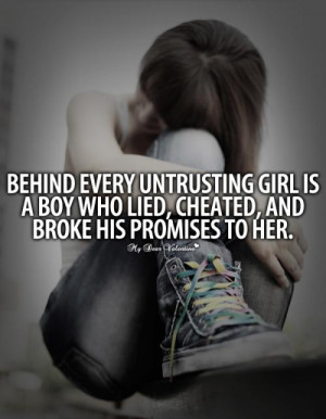 Girl Quotes About Boys Lying