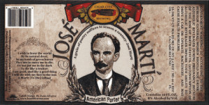 ... City Brewing pays tribute to a prominent Tampa figure, José Martí
