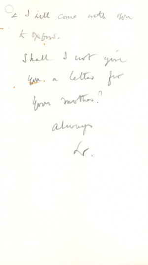 Winston Churchill to Clementine Churchill. September 15, 1909 ...