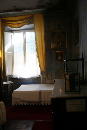St Gemma's bedroom in the Giannini house