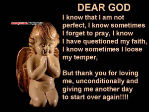 Am Not Perfect Nice Prayer to God Wallpaper | Prayer With Pics