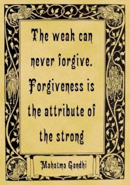 The Weak Can Never Forgive...Wall Poster