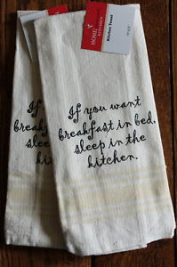 ... of-Two-Yellow-Sayings-Bistro-Kitchen-Towels-Cloths-Rags-Kitchen-Decor