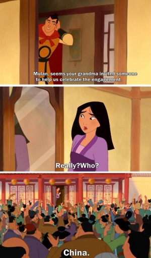 ... Mulan Ii, Movie Quotes, Disney Character, Disney Mulan Quotes, Disney