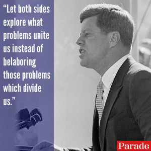 of JFK's assassination, we look back at his inaugural address ...