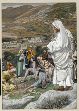 The Possessed Boy at the Foot of Mount Tabor -James Tissot
