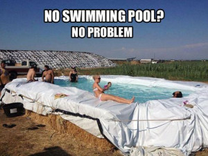 An awesome redneck swimming pool...