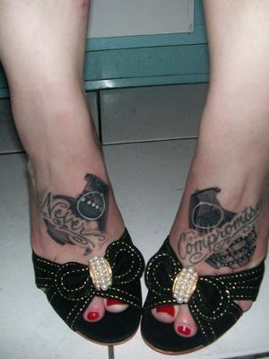 Foot Quote Tattoos