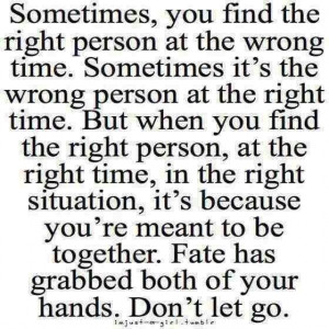Don't let go.