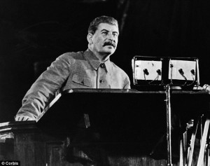 : The post-mortem said a stroke on the left side of Stalin's brain ...