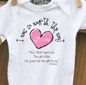 ... quote onesie- adorable way to announce an adoption or makes a great
