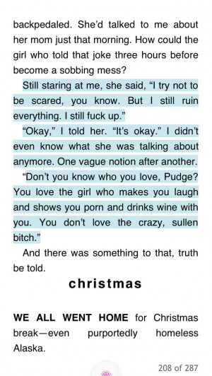 More like this: looking for alaska , alaska and green .