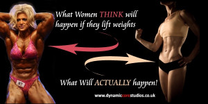 Women do not get bulky just from lifting heavy weights.