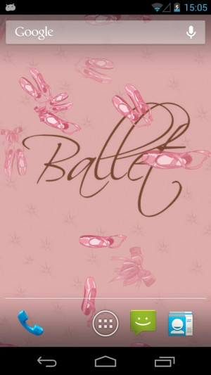 Ballet Shoes Live Wallpaper - screenshot