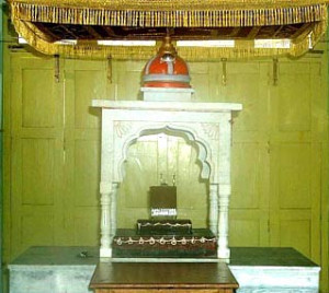Charan of Bhagwan Adhinath at Digamabar Jain Chitalaya in Badrinath