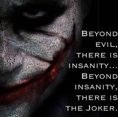 Word Collage of The Joker done by Heath Ledger in The Dark Knight More