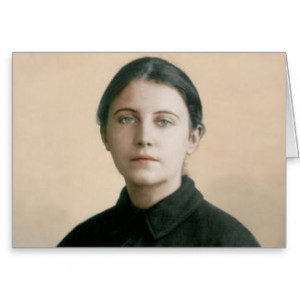 SAINT GEMMA GALGANI GREETING CARD