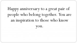 ... . You Are An Insipiration To Those Who Know You - Anniversary Quote