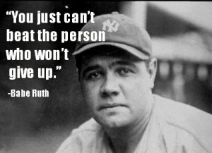 Related Pictures babe ruth swing big quote sports poster