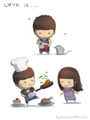 cute love sweet korean cartoon love is comic strip love