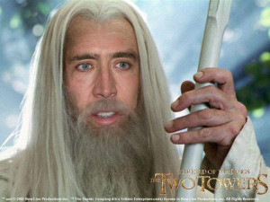 mashup of the almighty Nicolas Cage and Lord Of The Rings !