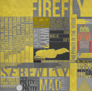 ... on deviantART // All my favorite Firefly quotes in one shiny graphic