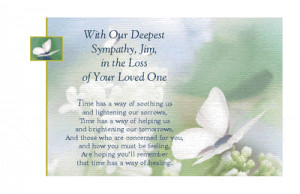 Words of sympathy, sympathy quotes & comforting words for the loss of ...
