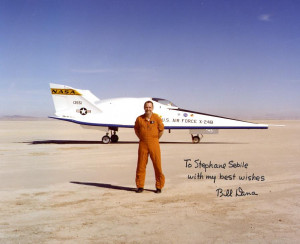 Interview de William ''Bill'' Dana, pilote d'essai de la NASA