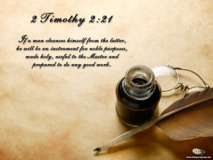 Scripture 2 Timothy 2:21