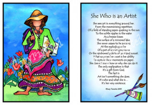 She who is an artist - Suzy Toronto