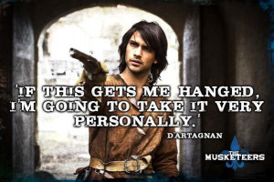 Artagnan has a point… The Musketeers - 4x1 The Good soldier