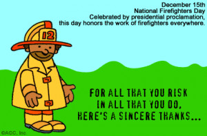 National Firefighters Day